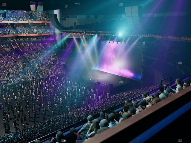 Bridgestone Arena - Section Suite Club 46 Seat View