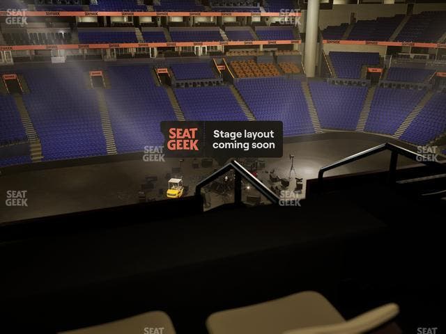 Bridgestone Arena - Section Suite Club 47 Seat View