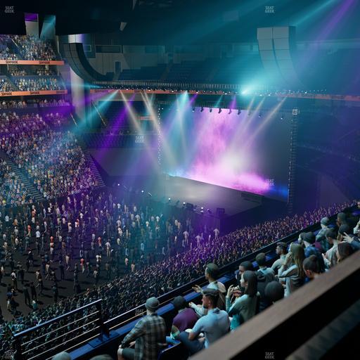 Bridgestone Arena - Section Suite Club 47 Seat View