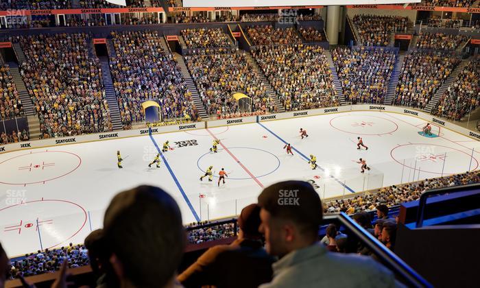 Bridgestone Arena - Section Suite Club 47 Seat View