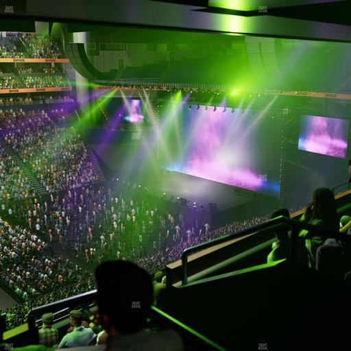 Bridgestone Arena - Section Suite Club 47 Seat View