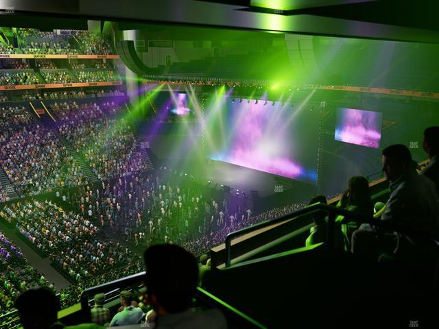 Bridgestone Arena - Section Suite Club 47 Seat View