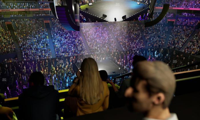 Bridgestone Arena - Section Suite Club 47 Seat View