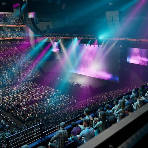 Bridgestone Arena - Section Suite Club 47 Seat View