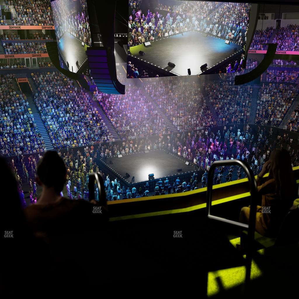 Bridgestone Arena - Section Suite Club 48 Seat View