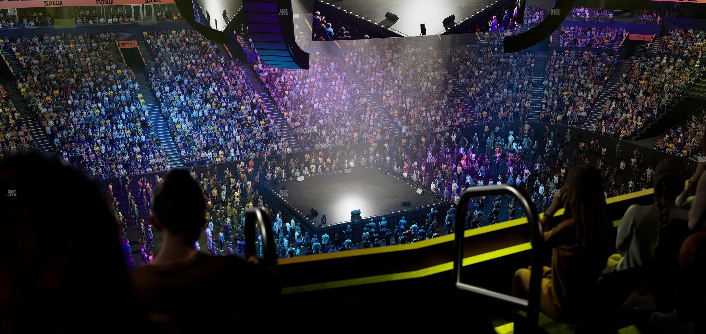 Bridgestone Arena - Section Suite Club 48 Seat View