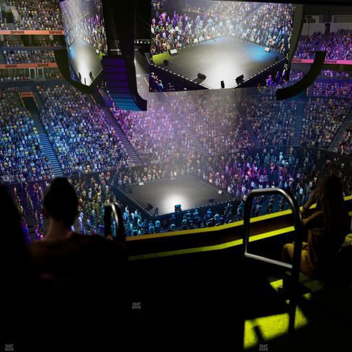 Bridgestone Arena - Section Suite Club 48 Seat View