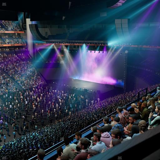 Bridgestone Arena - Section Suite Club 48 Seat View