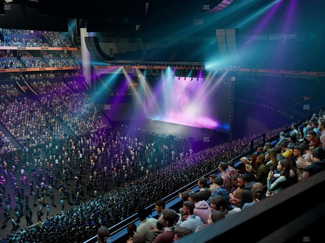 Bridgestone Arena - Section Suite Club 48 Seat View