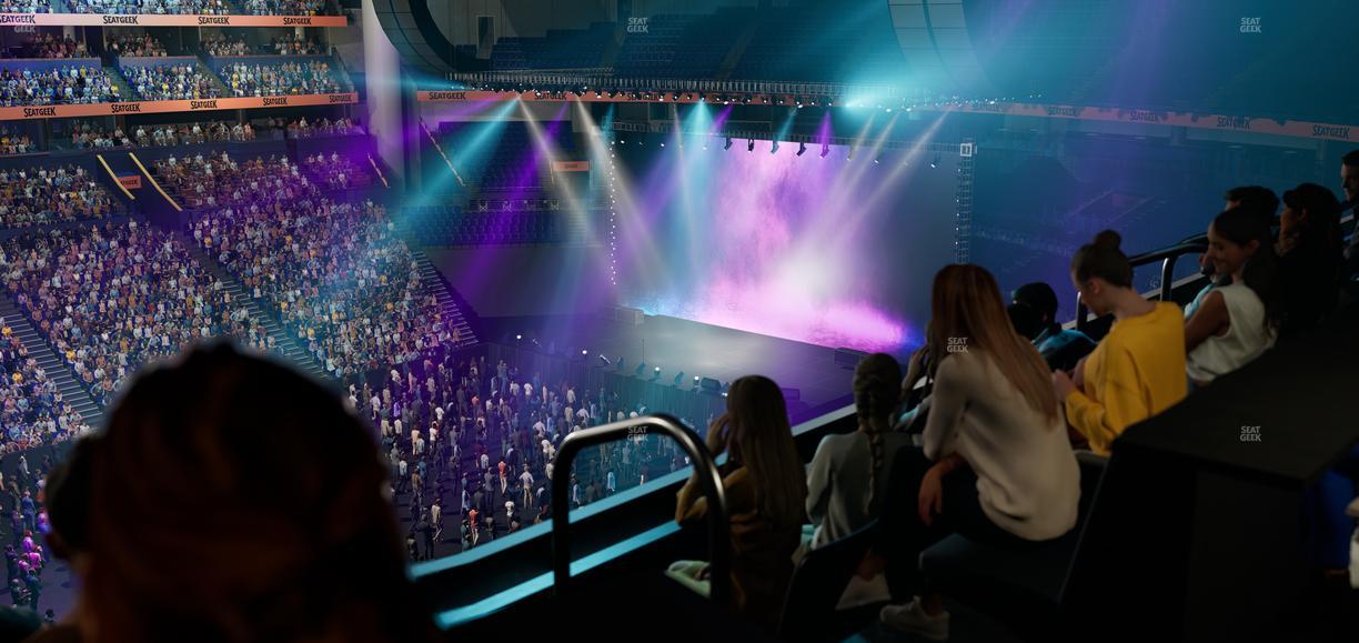 Bridgestone Arena - Section Suite Club 48 Seat View