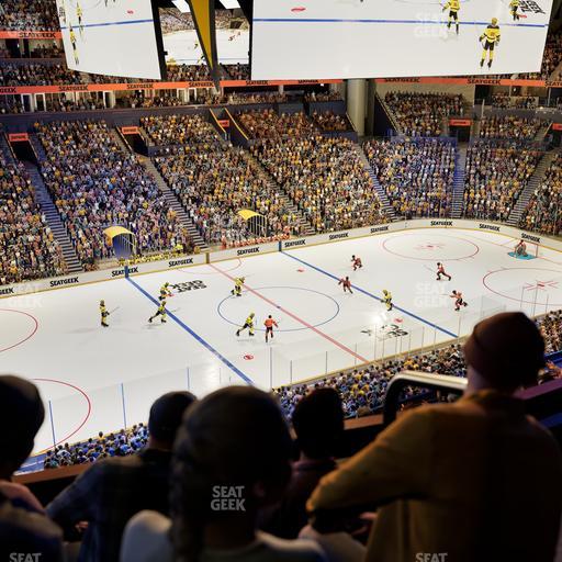 Bridgestone Arena - Section Suite Club 48 Seat View