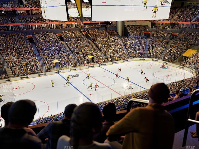 Bridgestone Arena - Section Suite Club 48 Seat View
