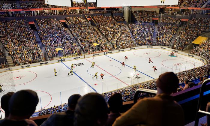 Bridgestone Arena - Section Suite Club 48 Seat View