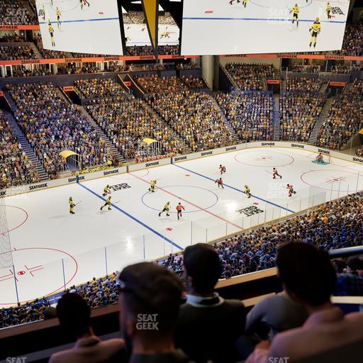 Bridgestone Arena - Section Suite Club 49 Seat View