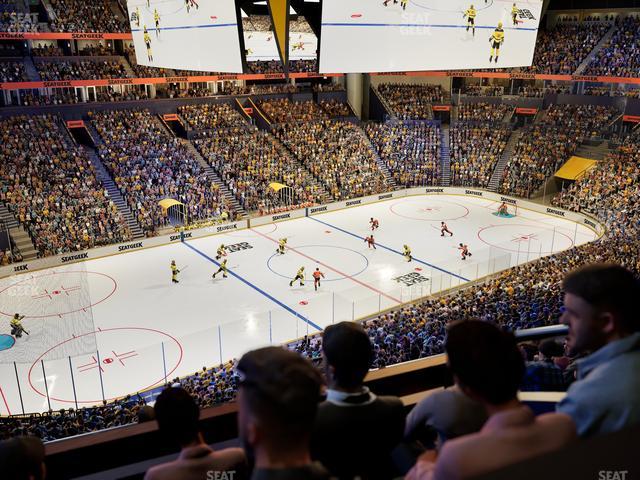 Bridgestone Arena - Section Suite Club 49 Seat View