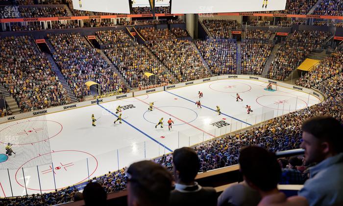 Bridgestone Arena - Section Suite Club 49 Seat View