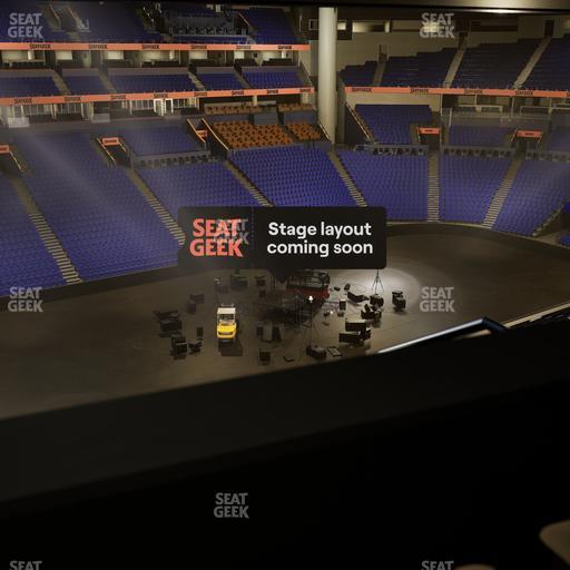 Bridgestone Arena - Section Suite Club 49 Seat View