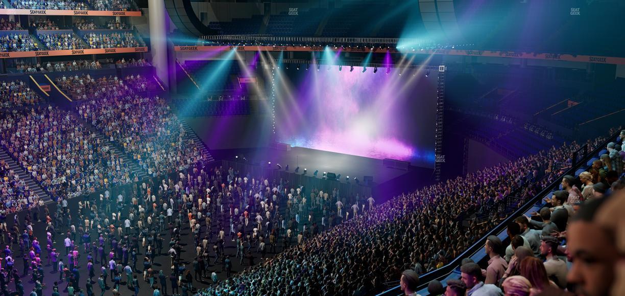 Bridgestone Arena - Section Suite Club 49 Seat View