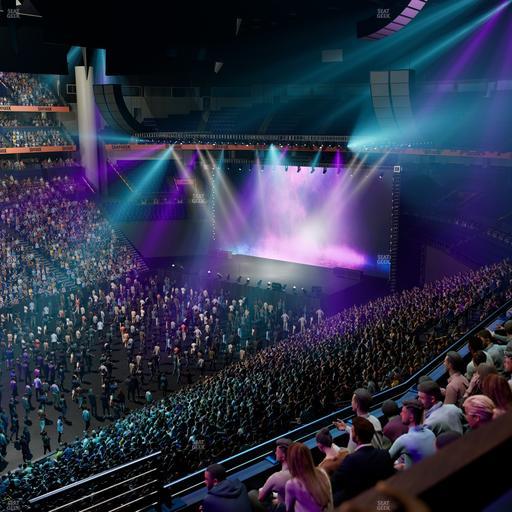 Bridgestone Arena - Section Suite Club 49 Seat View