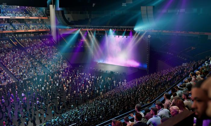 Bridgestone Arena - Section Suite Club 49 Seat View