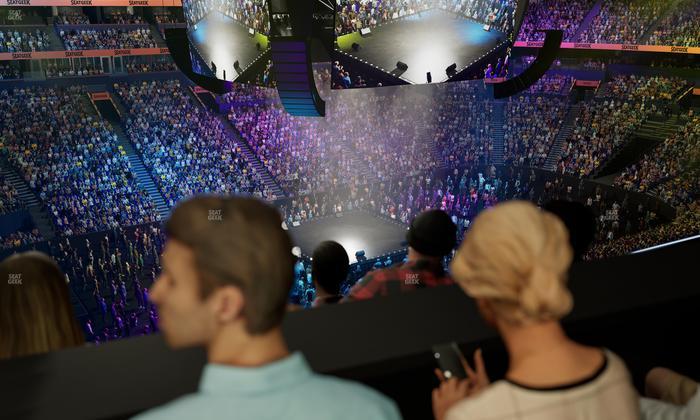 Bridgestone Arena - Section Suite Club 49 Seat View