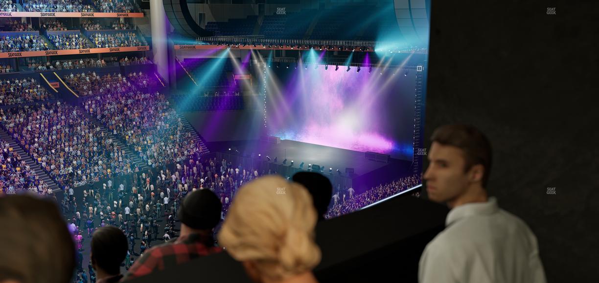 Bridgestone Arena - Section Suite Club 49 Seat View