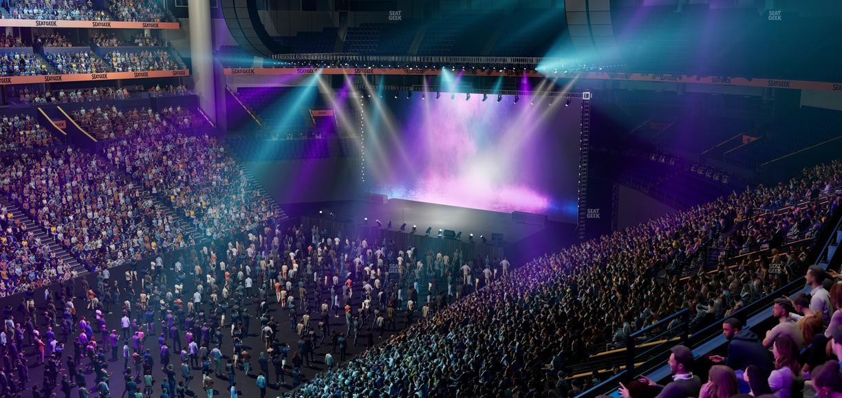 Bridgestone Arena - Section Suite Club 50 Seat View