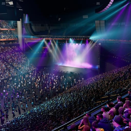 Bridgestone Arena - Section Suite Club 50 Seat View