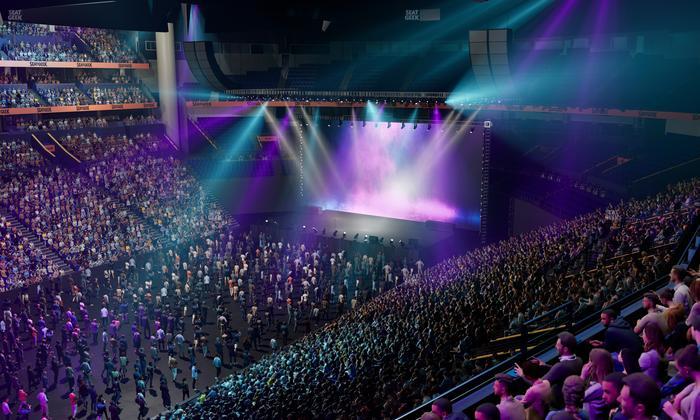 Bridgestone Arena - Section Suite Club 50 Seat View