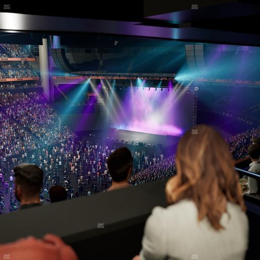 Bridgestone Arena - Section Suite Club 50 Seat View