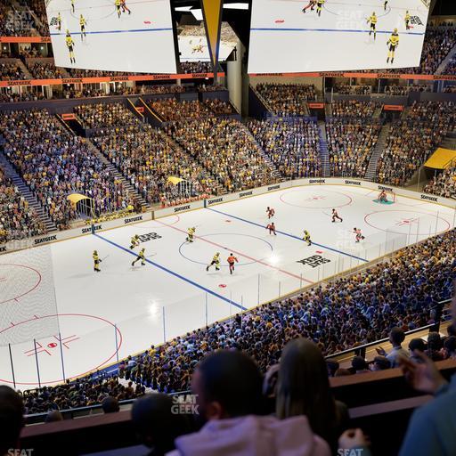 Bridgestone Arena - Section Suite Club 50 Seat View