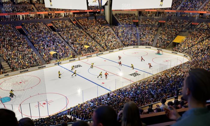 Bridgestone Arena - Section Suite Club 50 Seat View