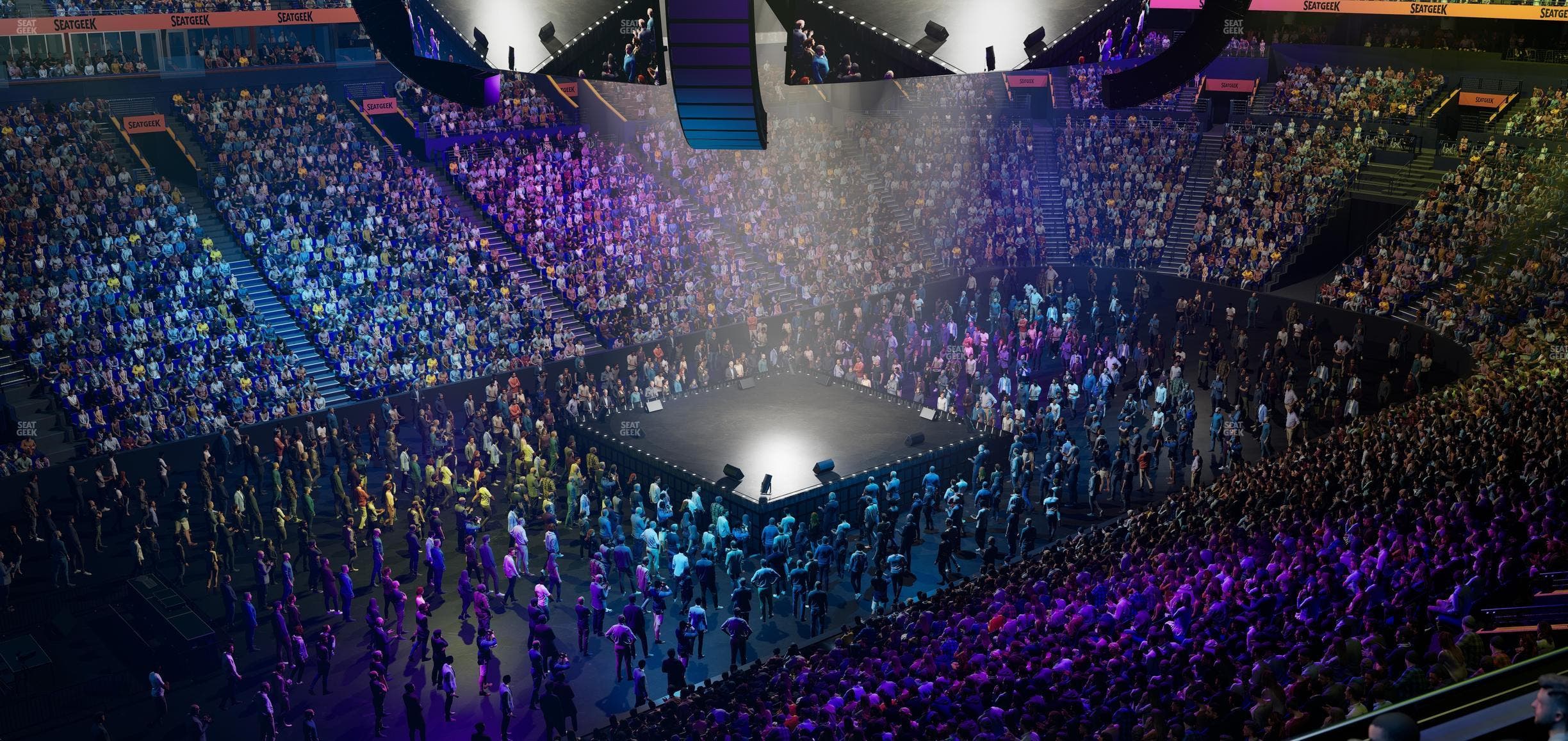 Bridgestone Arena - Section Suite Club 50 Seat View