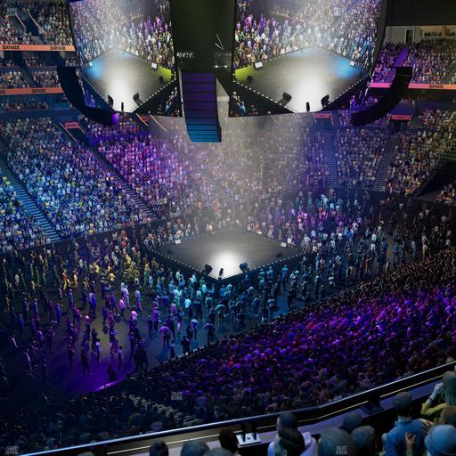 Bridgestone Arena - Section Suite Club 50 Seat View