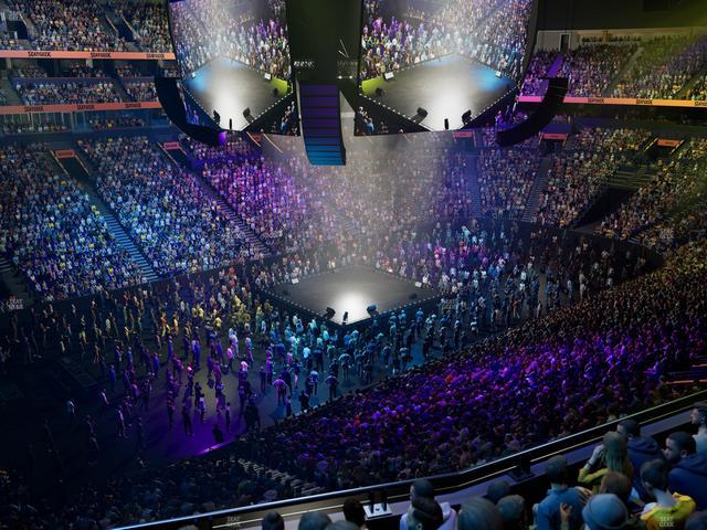 Bridgestone Arena - Section Suite Club 50 Seat View