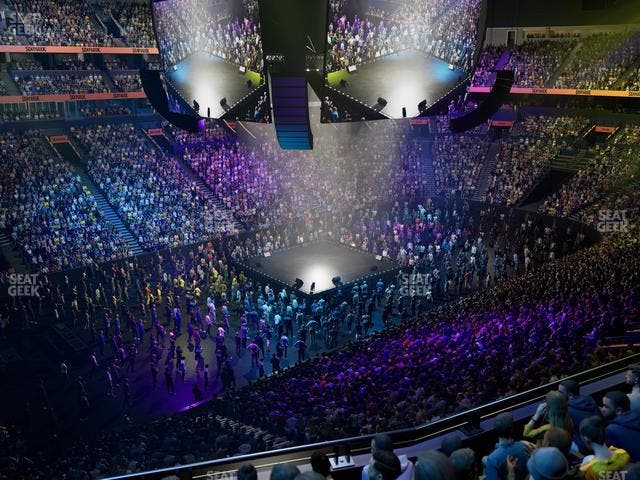 Bridgestone Arena - Section Suite Club 50 Seat View