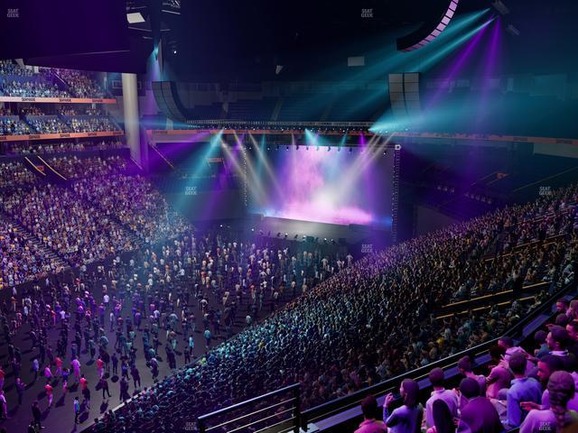 Bridgestone Arena - Section Suite Club 51 Seat View