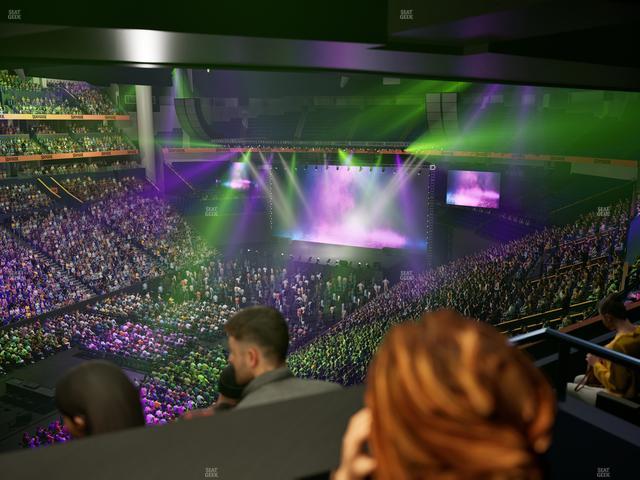 Bridgestone Arena - Section Suite Club 52 Seat View