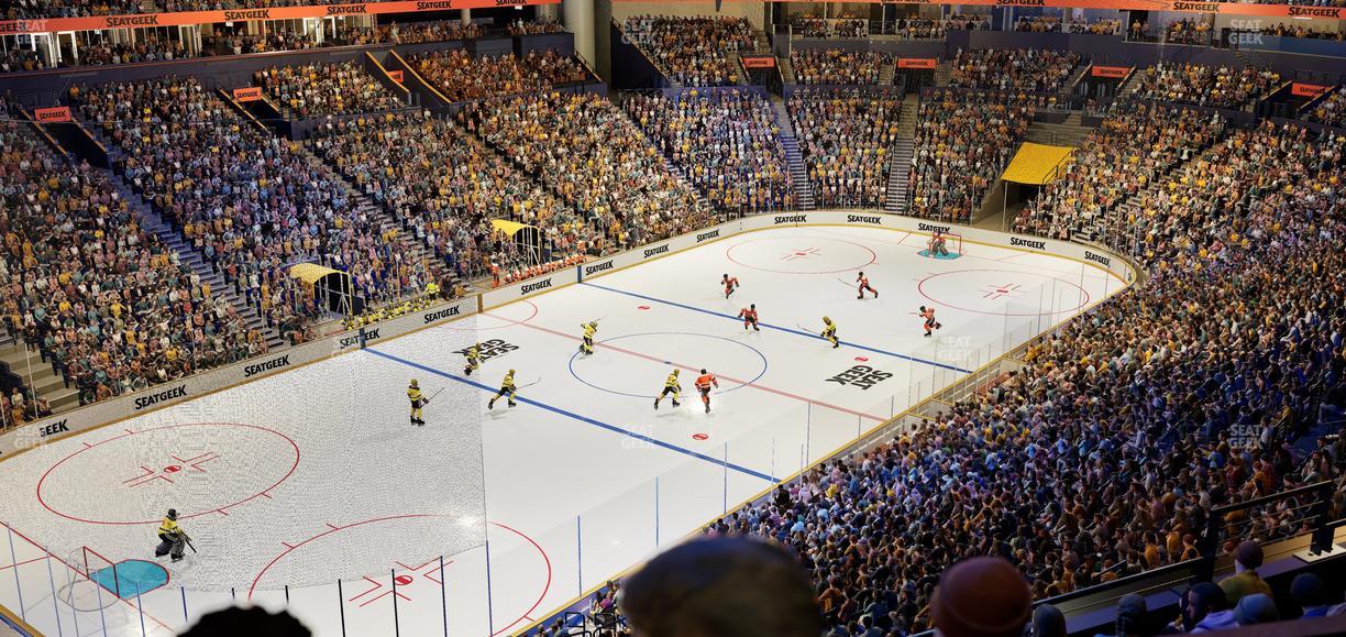 Bridgestone Arena - Section Suite Club 52 Seat View