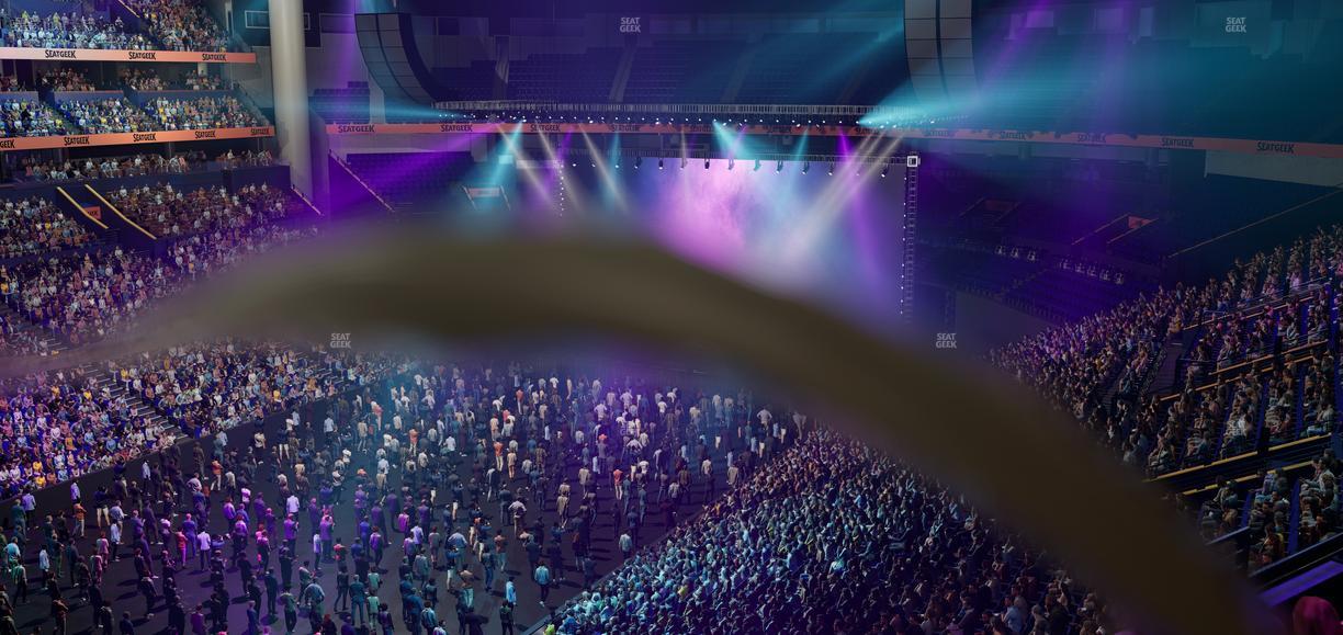 Bridgestone Arena - Section Suite Club 52 Seat View