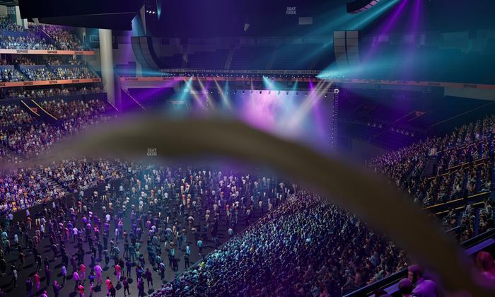 Bridgestone Arena - Section Suite Club 52 Seat View