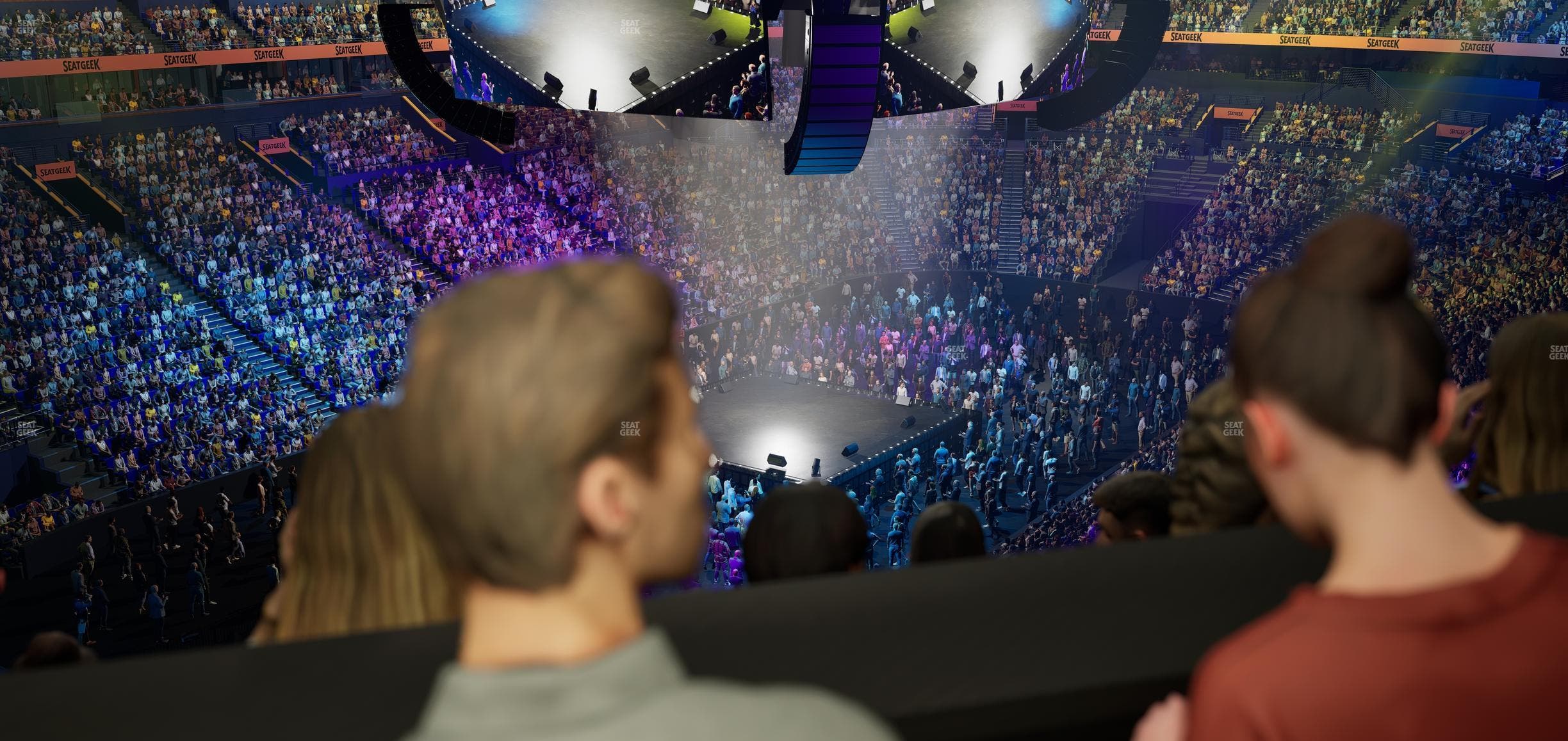 Bridgestone Arena - Section Suite Club 53 Seat View