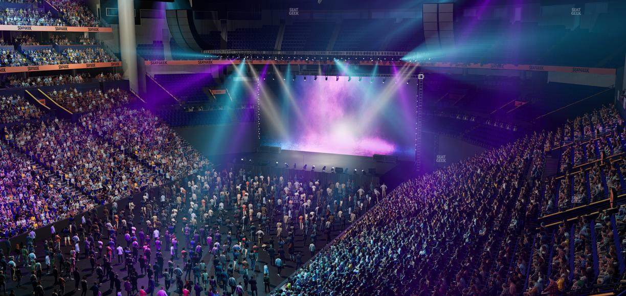 Bridgestone Arena - Section Suite Club 53 Seat View