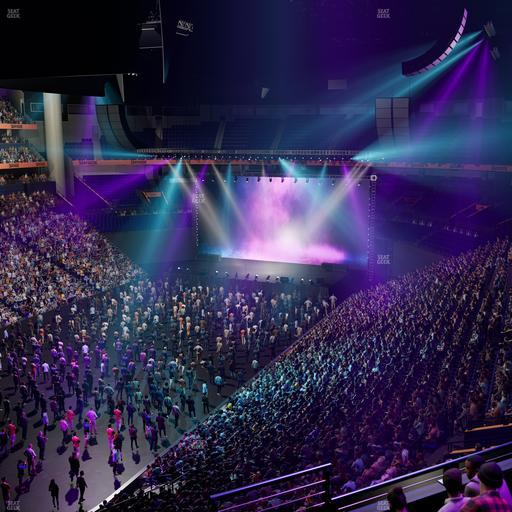 Bridgestone Arena - Section Suite Club 53 Seat View