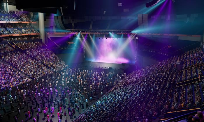 Bridgestone Arena - Section Suite Club 53 Seat View