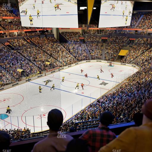 Bridgestone Arena - Section Suite Club 53 Seat View