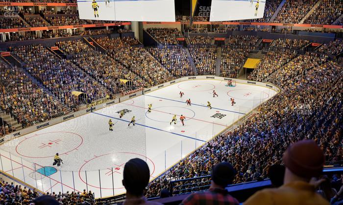 Bridgestone Arena - Section Suite Club 53 Seat View