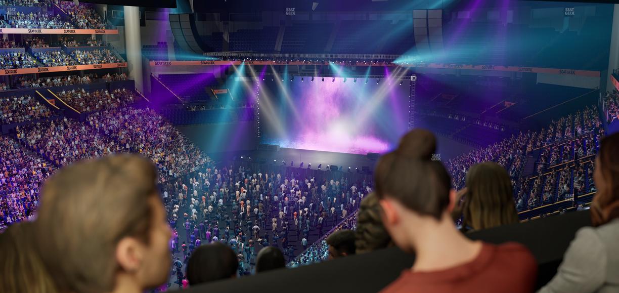 Bridgestone Arena - Section Suite Club 53 Seat View