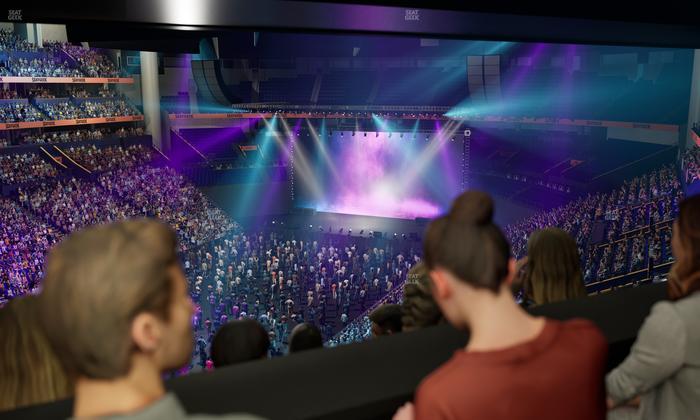 Bridgestone Arena - Section Suite Club 53 Seat View