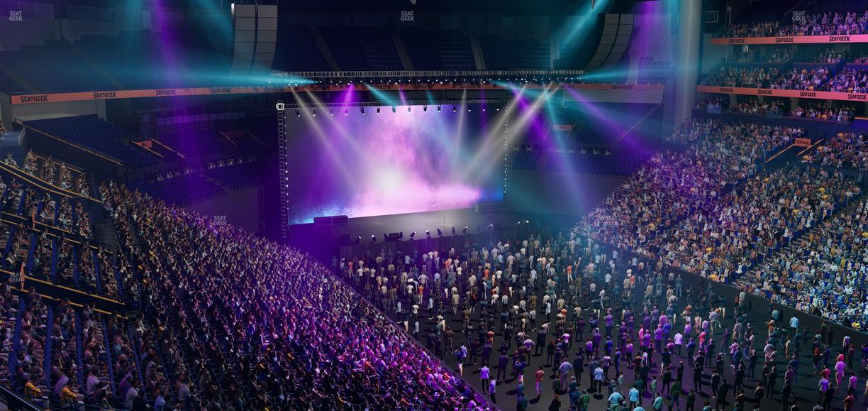 Bridgestone Arena - Section Suite Club 56 Seat View